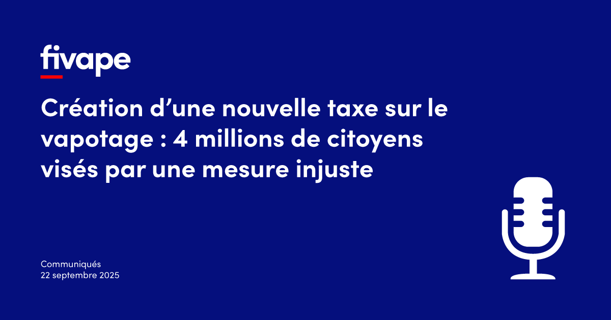Taxe vapotage projet budget France, injuste, antisocial et pro-tabac