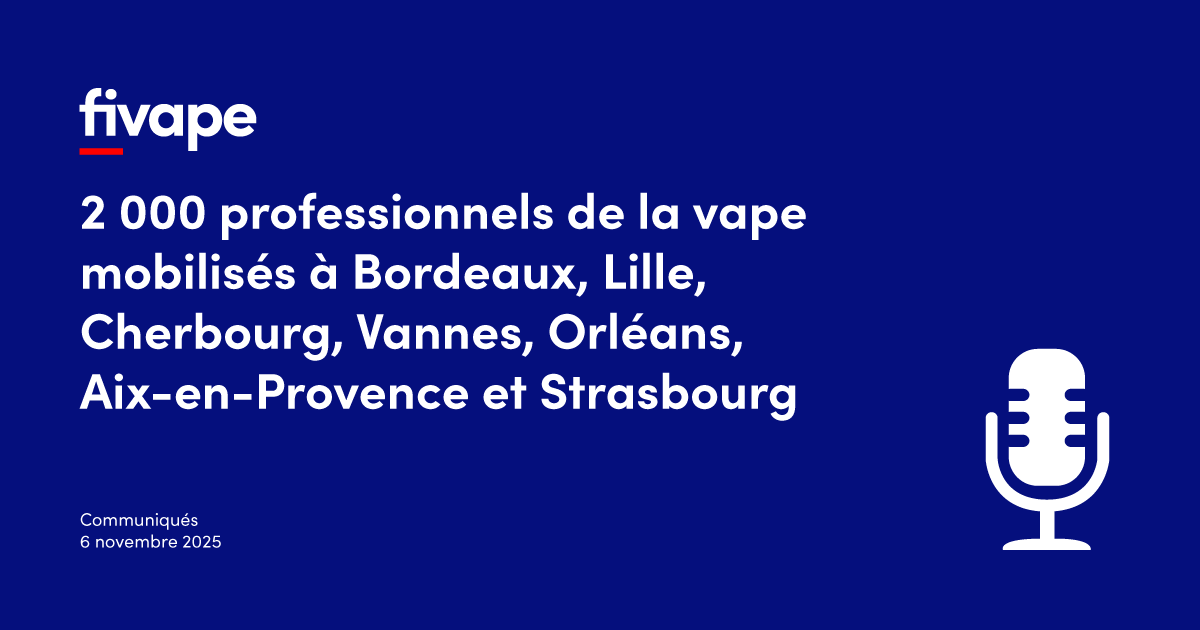 Ne tuez pas la vape - 2 000 professionnels de la vape mobiliss